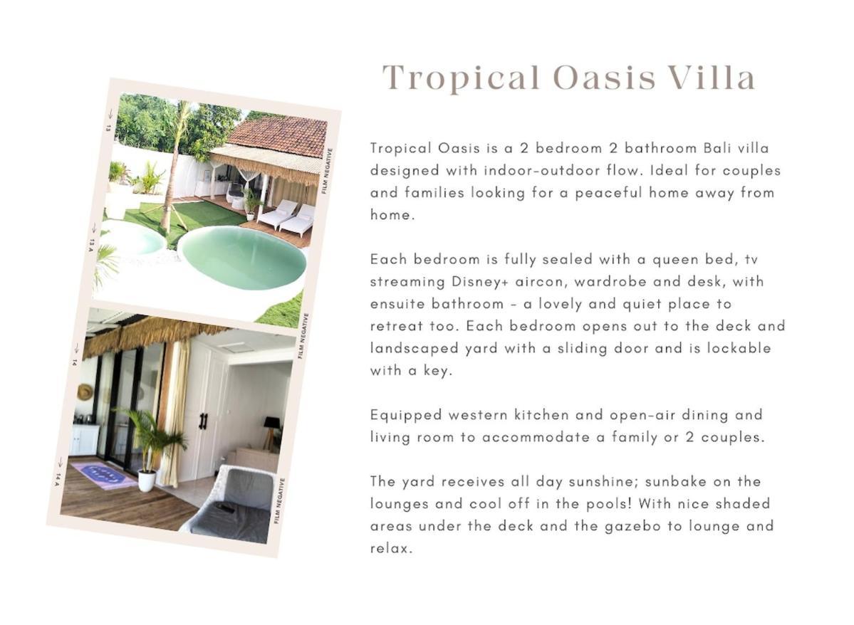 Tropical Oasis Villa Bukit Bali Джимбаран Экстерьер фото