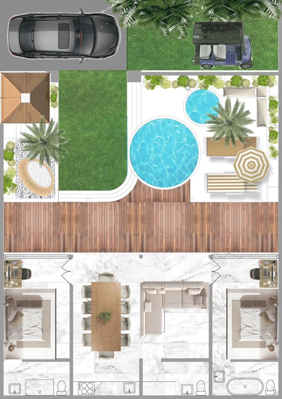 Tropical Oasis Villa Bukit Bali Джимбаран Экстерьер фото
